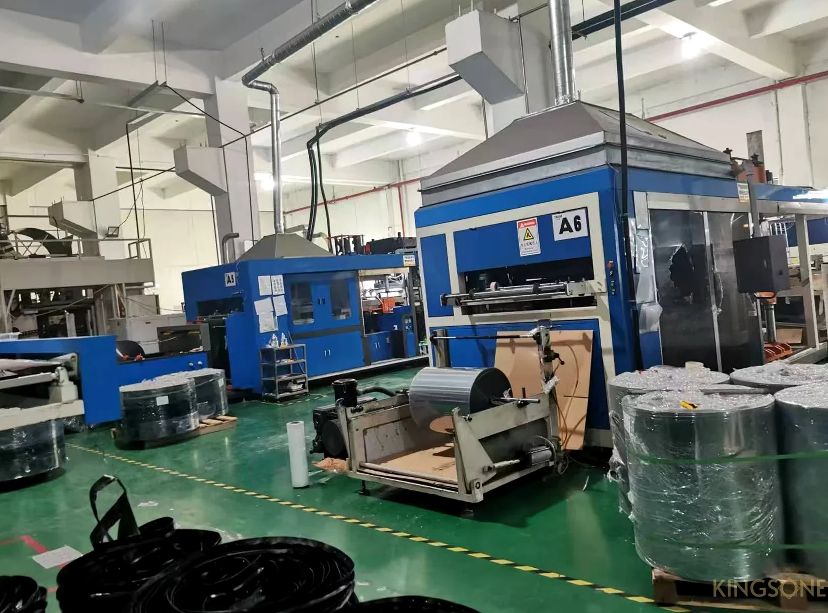 Industrial base for packaging production
